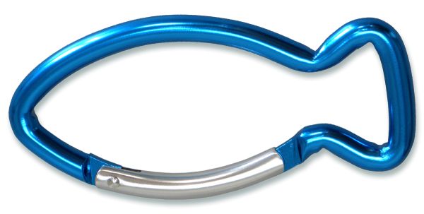 Schlüsselanhänger "Karabinerhaken-Fisch"