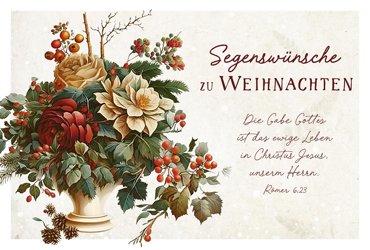 Mini-Spruchkarten-Set Weihnachten