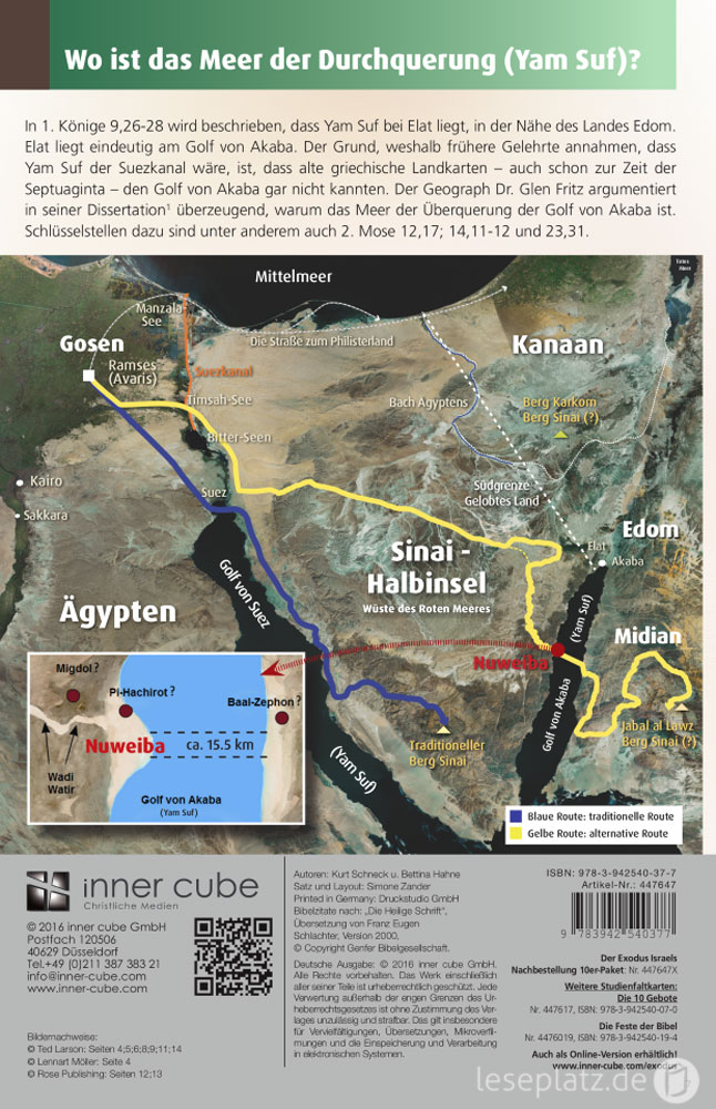 Der Exodus Israels - Leporello 37