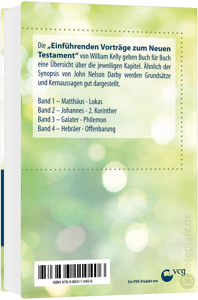 Einführende Vorträge zum Neuen Testament (1)