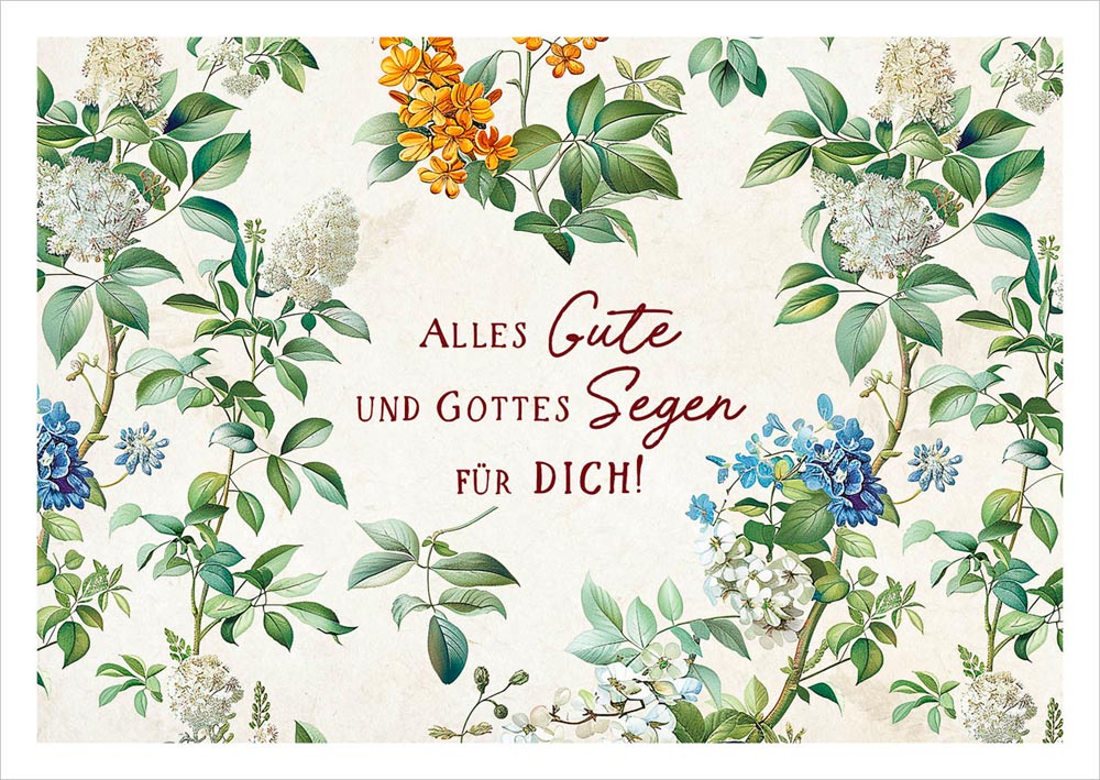 Postkarte "Gottes Segen für dich" Postkarte "Gottes Segen für dich"