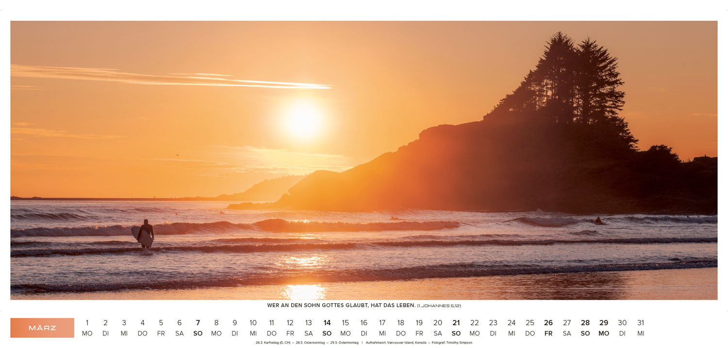 Life-is-more Panoramakalender XL 2027