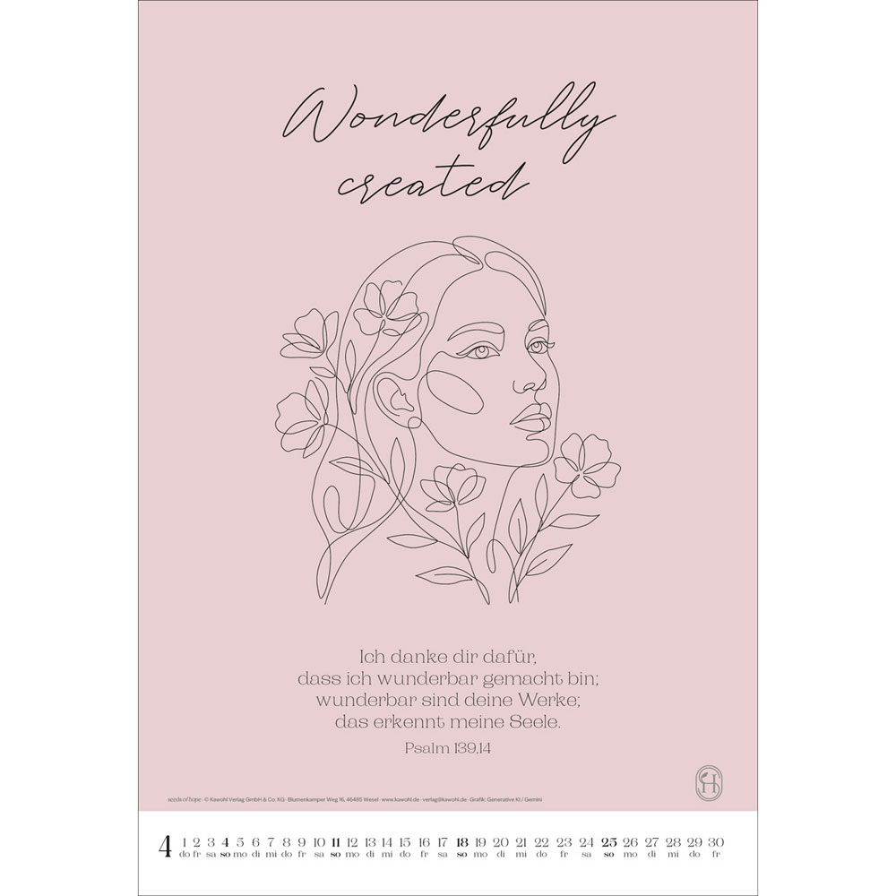 Wonderfully created 2027 - Wandkalender