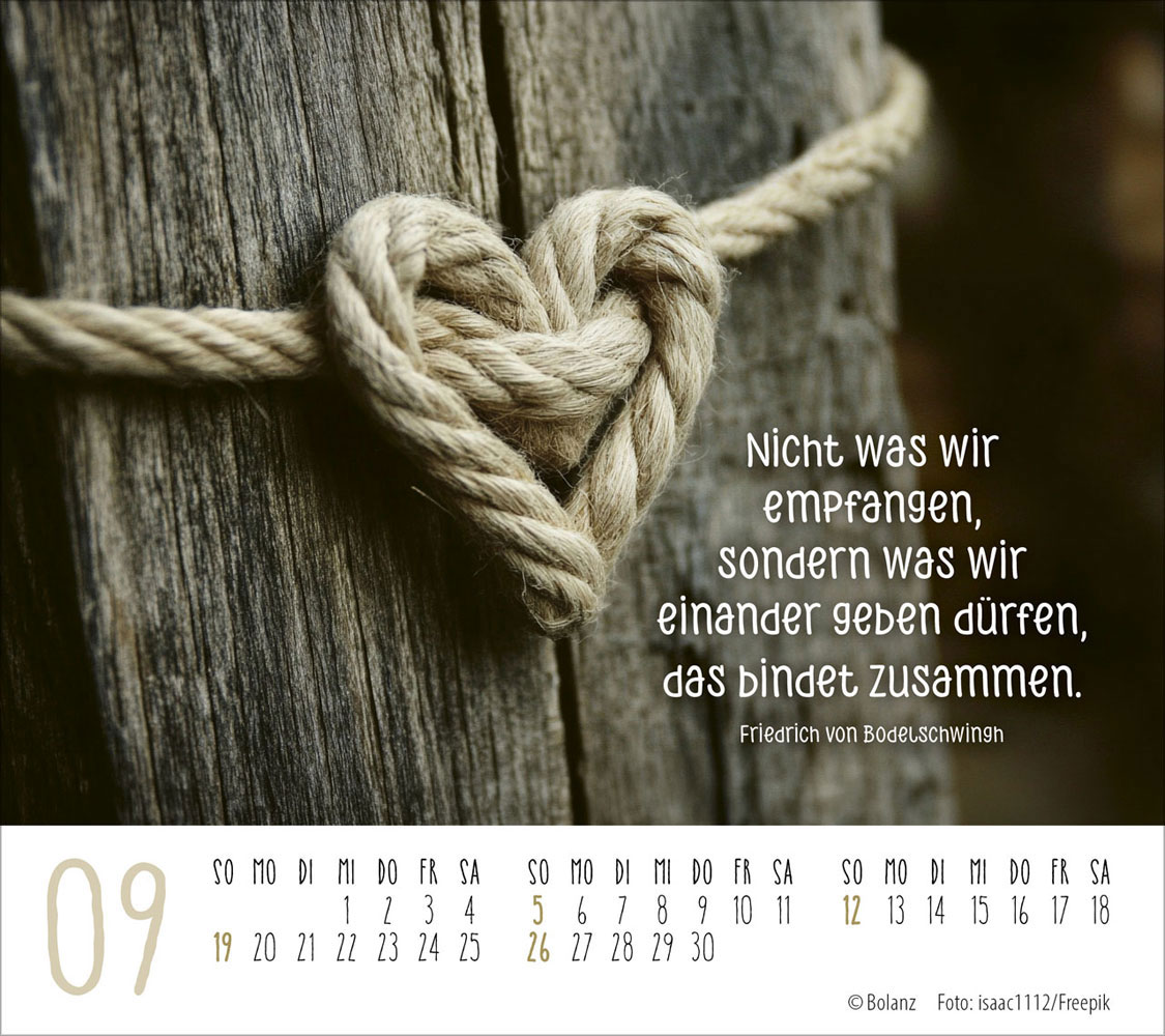 Gute Wünsche für dich 2027 - Tischkalender