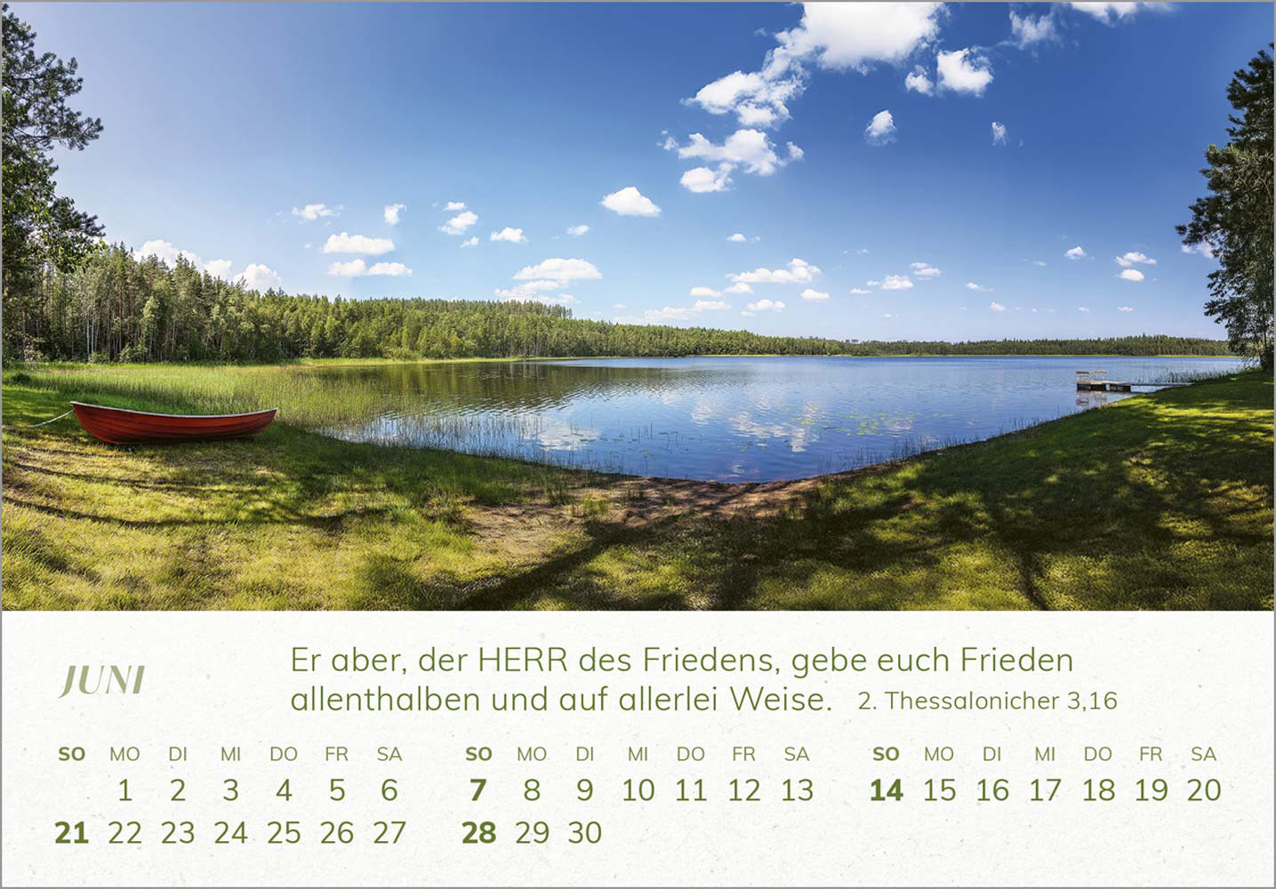 Mini Panorama Kalender 2026