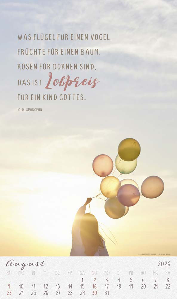 Mit Seiner Kraft 2026 - Posterkalender