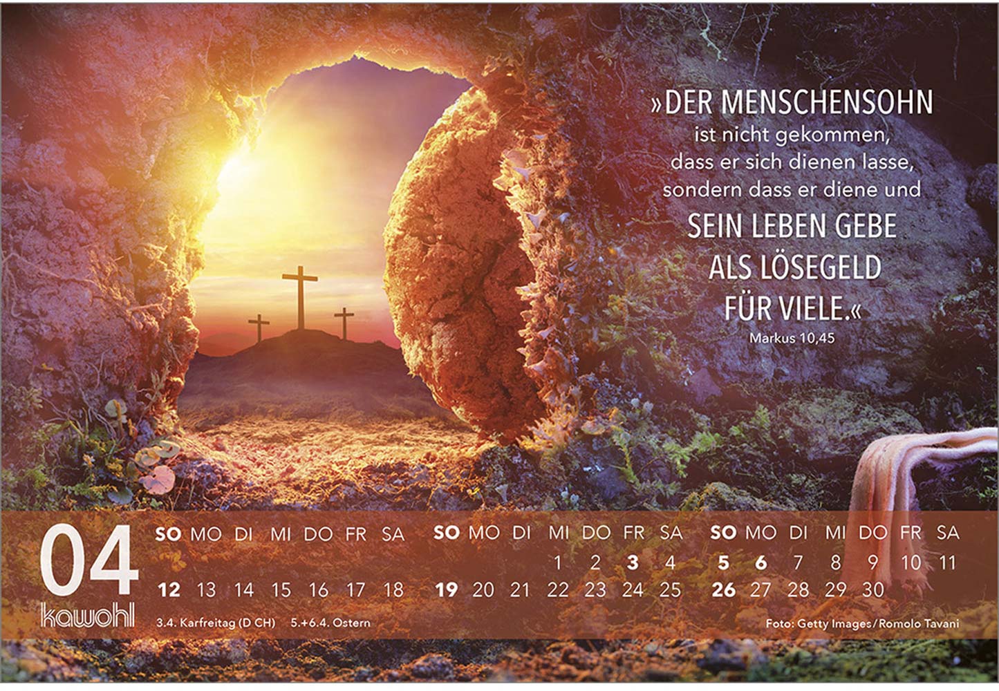 Jesus Zitate 2026 - Aufstellkalender