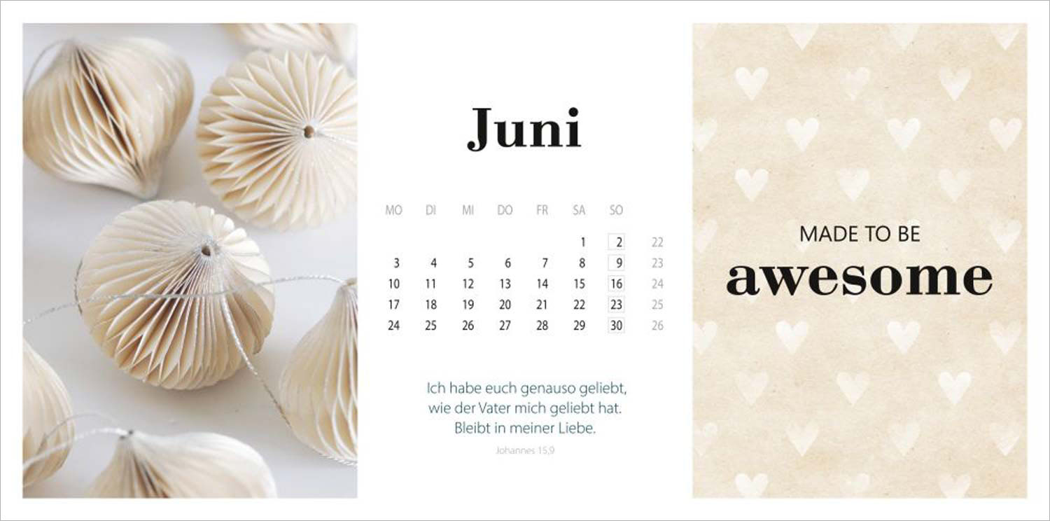 Dreiklang 2024 - Tischkalender Dreiklang 2024 - Tischkalender