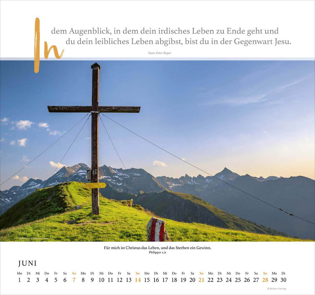 Fels meiner Stärke 2026 - Wandkalender Fels meiner Stärke 2026 - Wandkalender