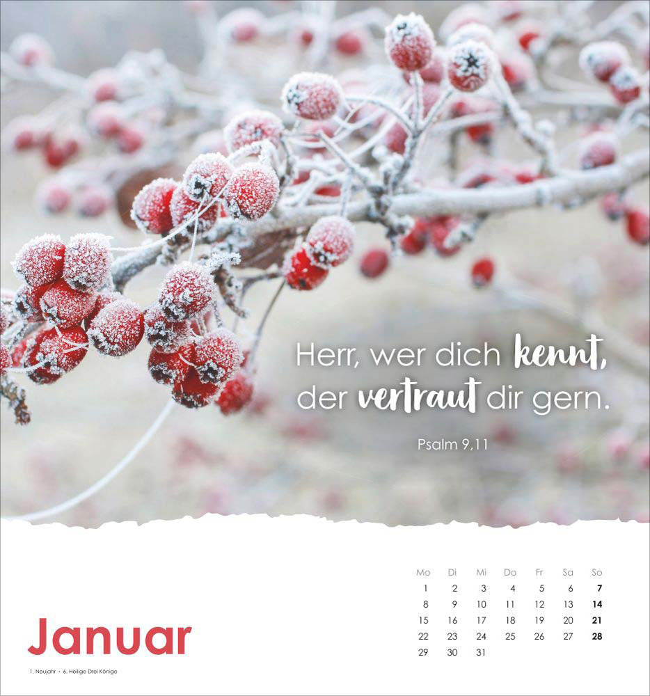 Lobe den Herrn, meine Seele 2024 - Wandkalender Lobe den Herrn, meine Seele 2024 - Wandkalender