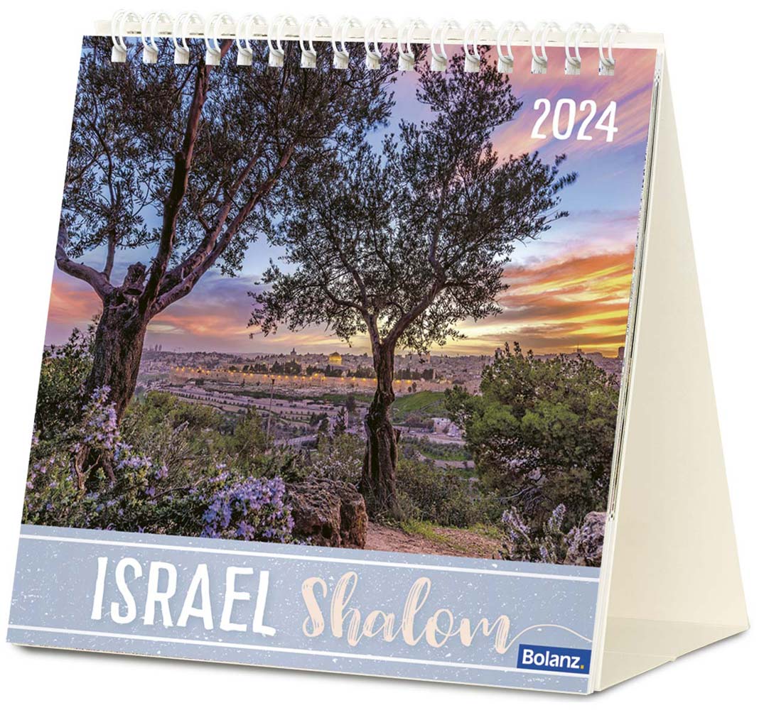 Israel Shalom 2024 - Tischkalender Israel Shalom 2024 - Tischkalender