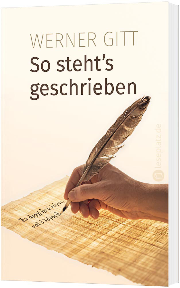 So steht's geschrieben