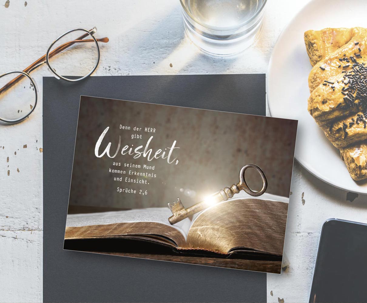 Postkarte "Weisheit"