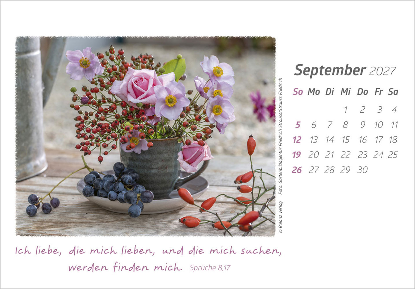 Die Güte Gottes preisen 2027 - Aufstellkalender