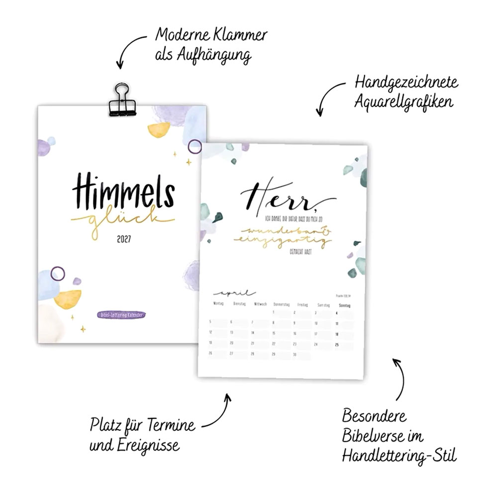 Himmelsglück 2027 - Wandkalender