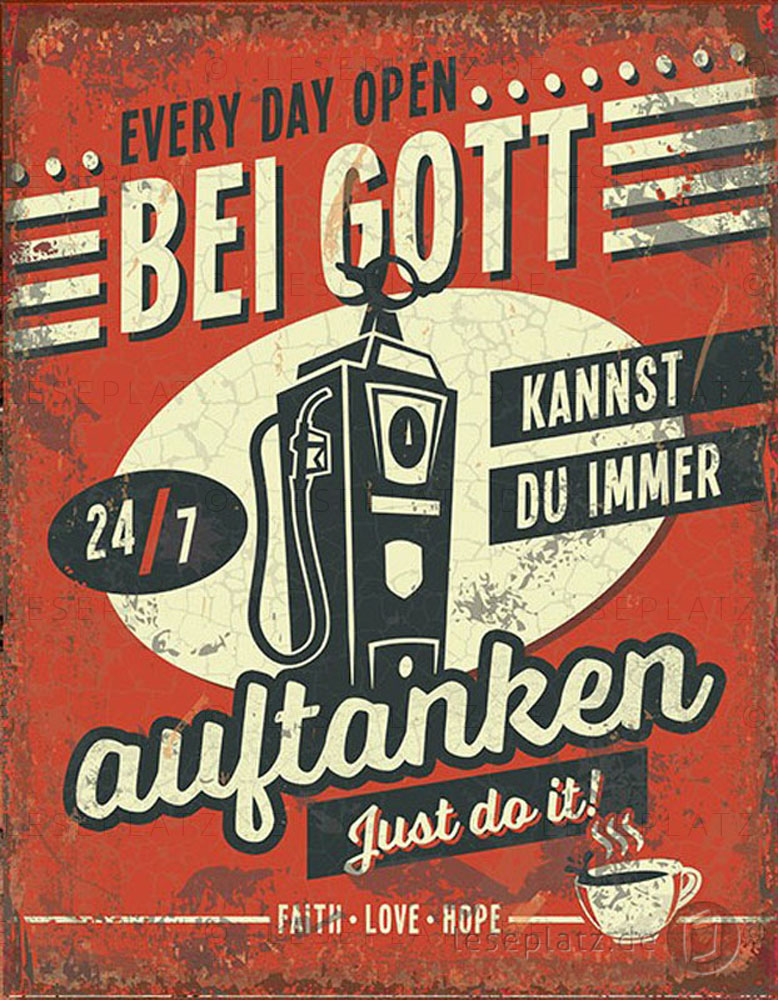 80090057974764163b8 Metallschild "Auftanken"