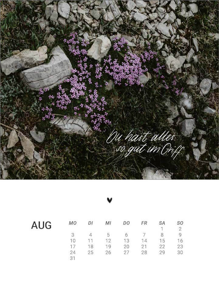 Zweitausendsechsundzwanizg 2026 - Tischkalender