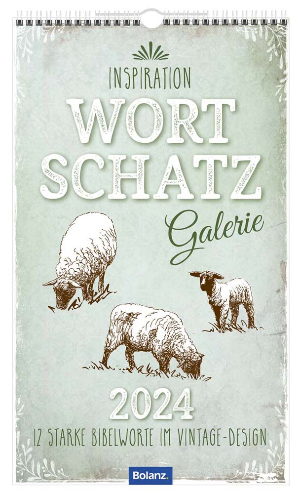Inspiration Wortschatzgalerie 2024 - Posterkalender