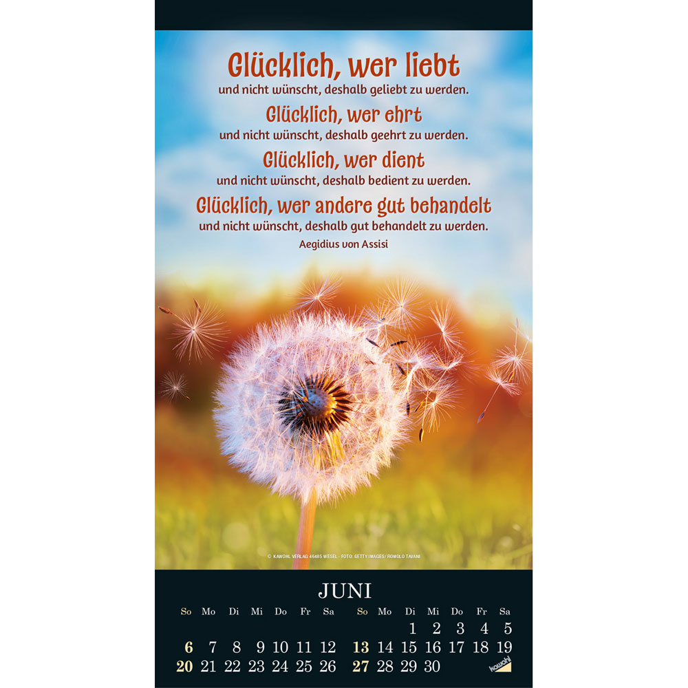 Die Wunder deiner Werke 2027 - Wandkalender