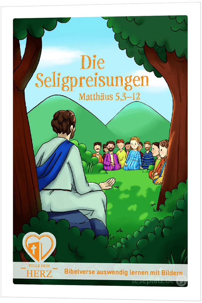 Bibelvers Poster - Die Seligpreisungen