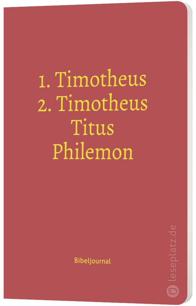 1.-2. Timotheus, Titus & Philemon - Bibeljournal