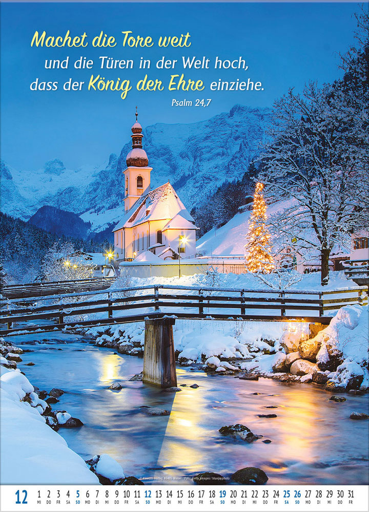Gottes Wort - Licht auf dem Weg 2027 - Wandkalender