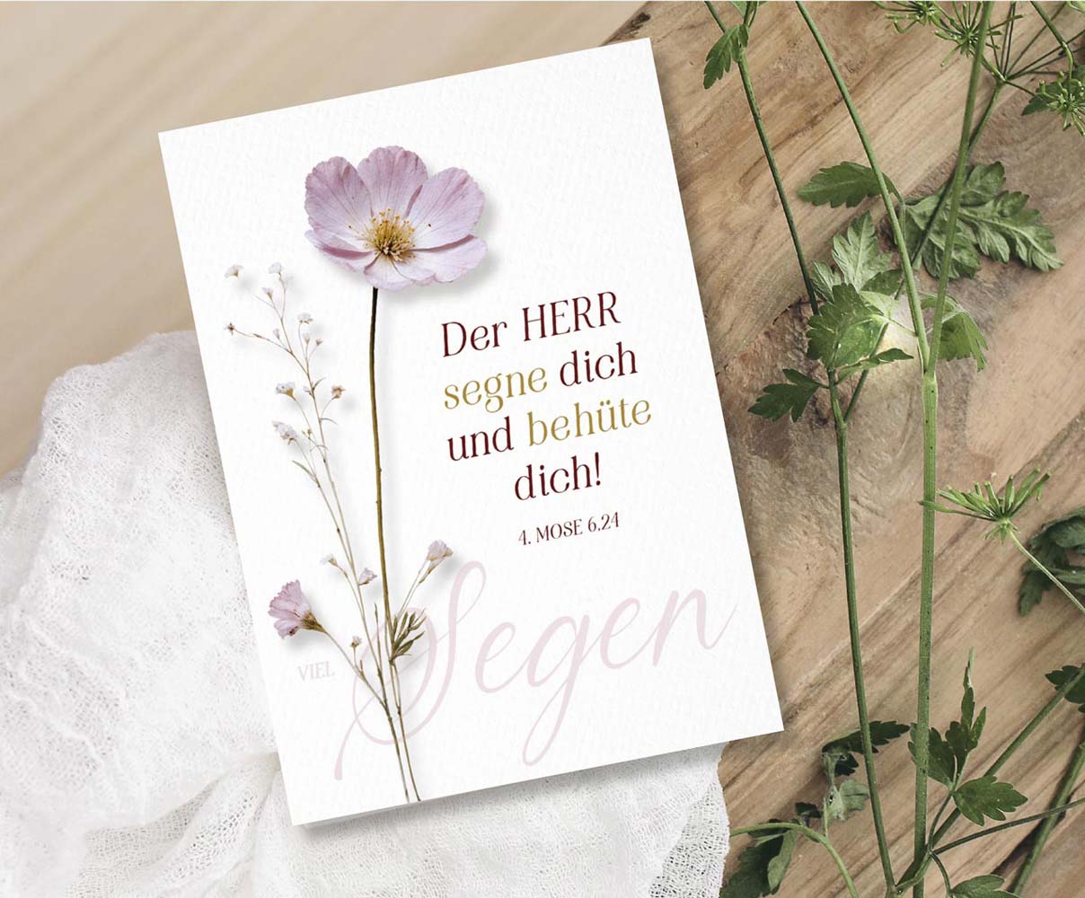 Faltkarte "Viel Segen"