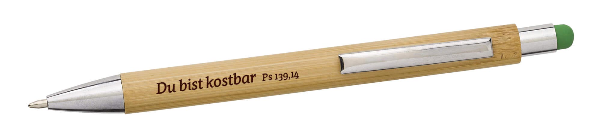Kugelschreiber "Kostbar" - Grün