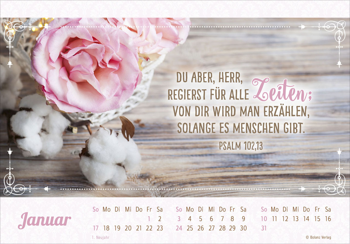 Herzliche Worte für Dich 2027 - Postkartenkalender