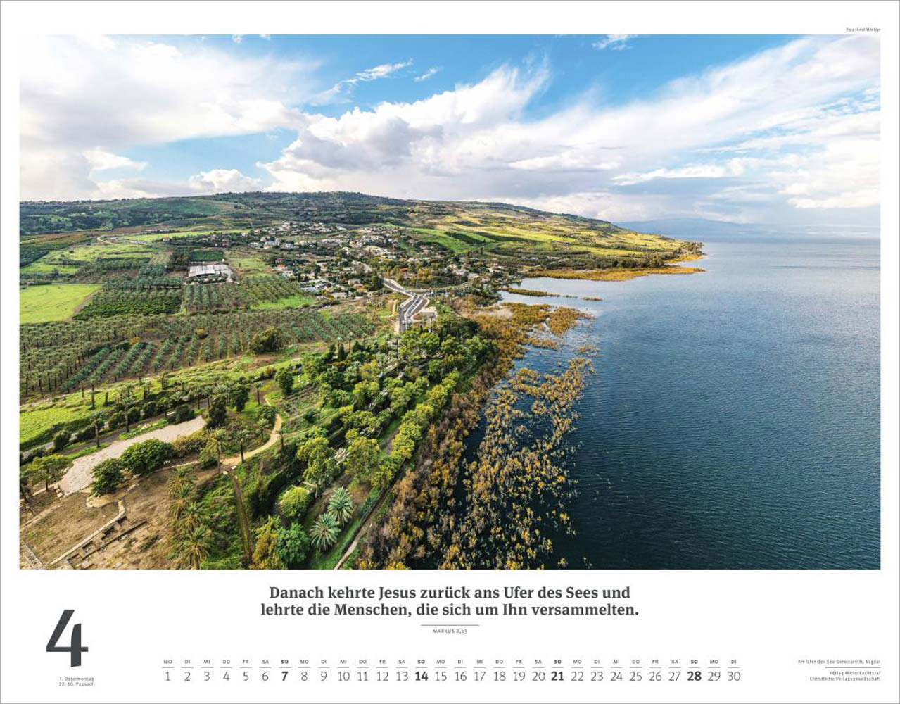 Israel 2024 - Wandkalender (Weiss) Israel 2024 - Wandkalender (Weiss)