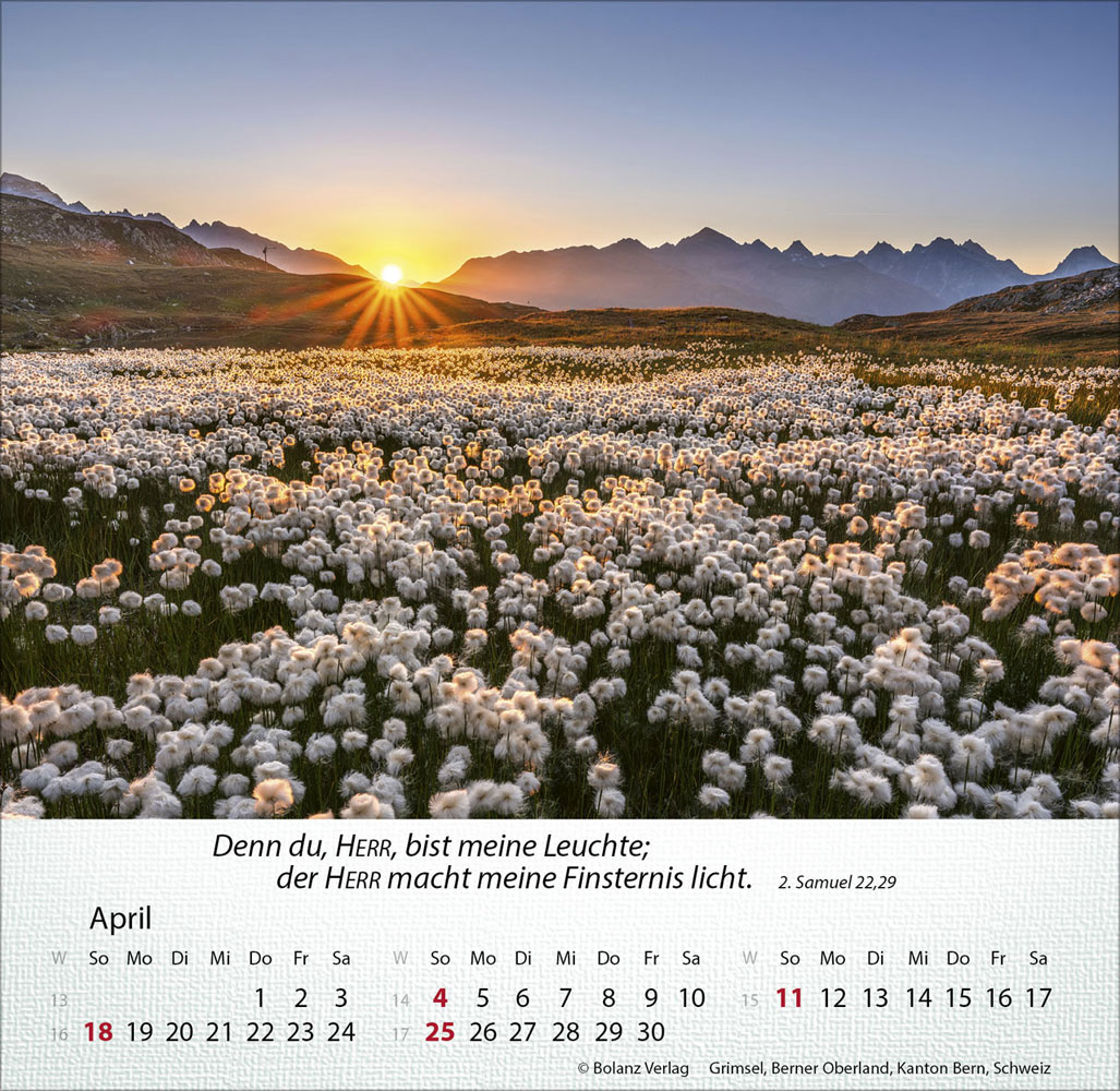 Berge 2027 - Tischkalender