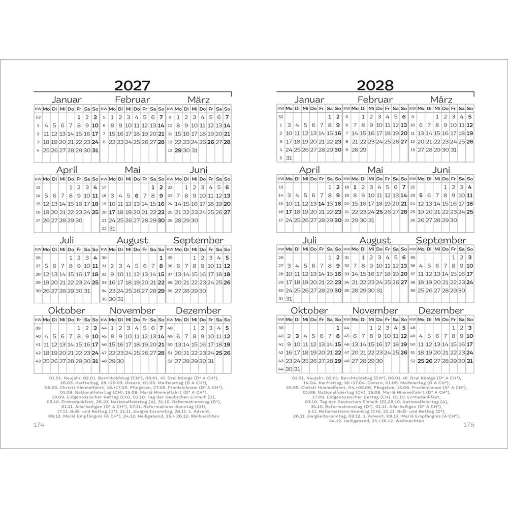 Terminkalender - Jahreslosung 2027