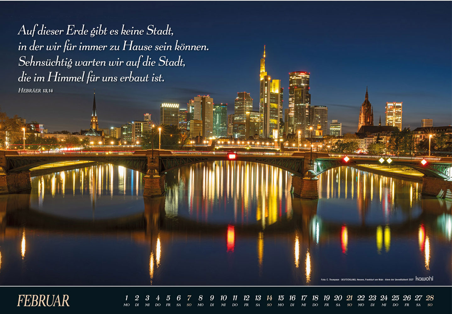 Atem der Unendlichkeit 2027 - Wandkalender