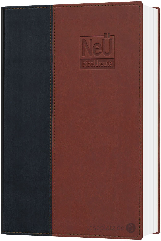 NeÜ - Standardausgabe Kunstleder blau/rot