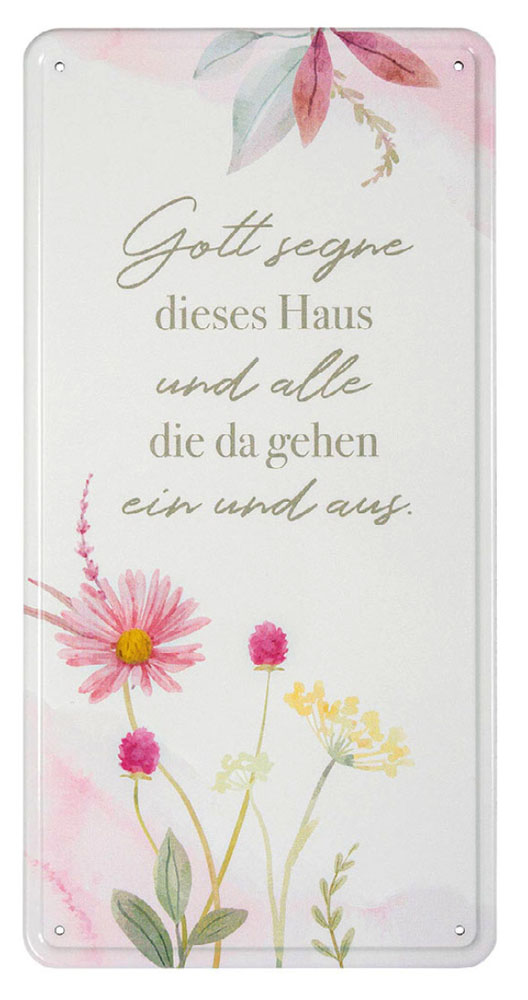 649543900-Metallschild-Haussegen Metallschild "Haussegen"
