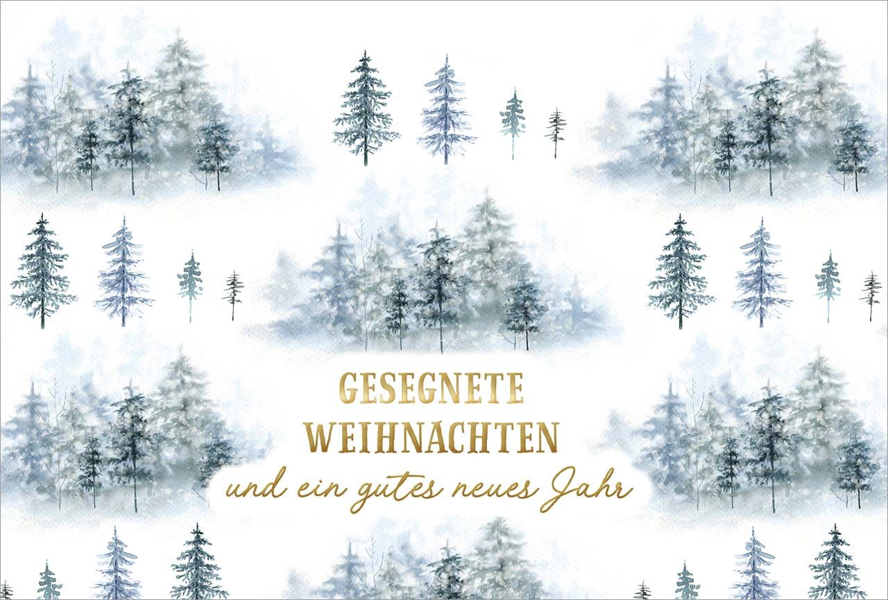 Postkarte "Gesegnete Weihnachten"