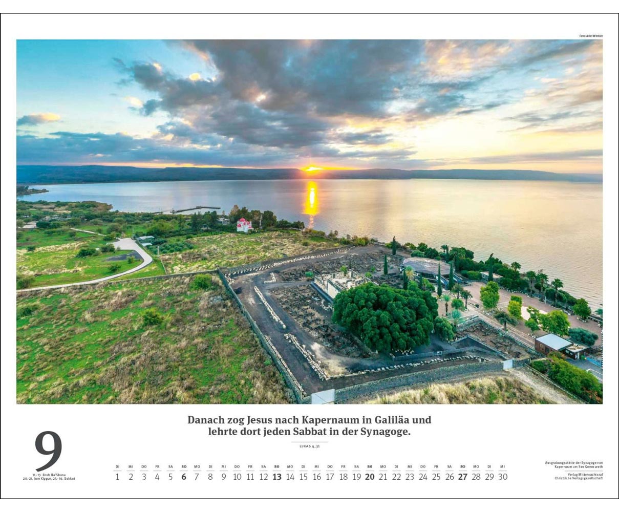 Israel 2026 - Wandkalender (Weiß) Israel 2026 - Wandkalender (Weiß)