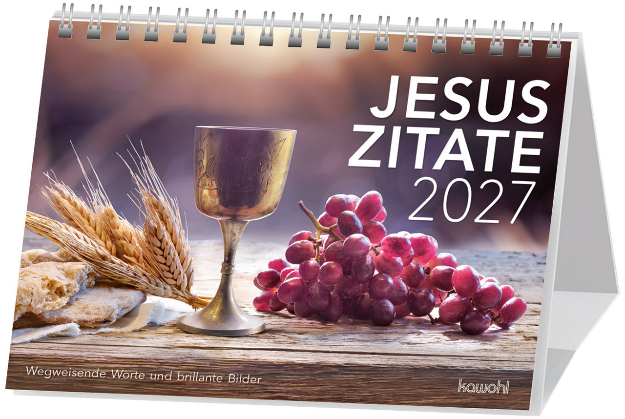 Jesus Zitate 2027 - Aufstellkalender