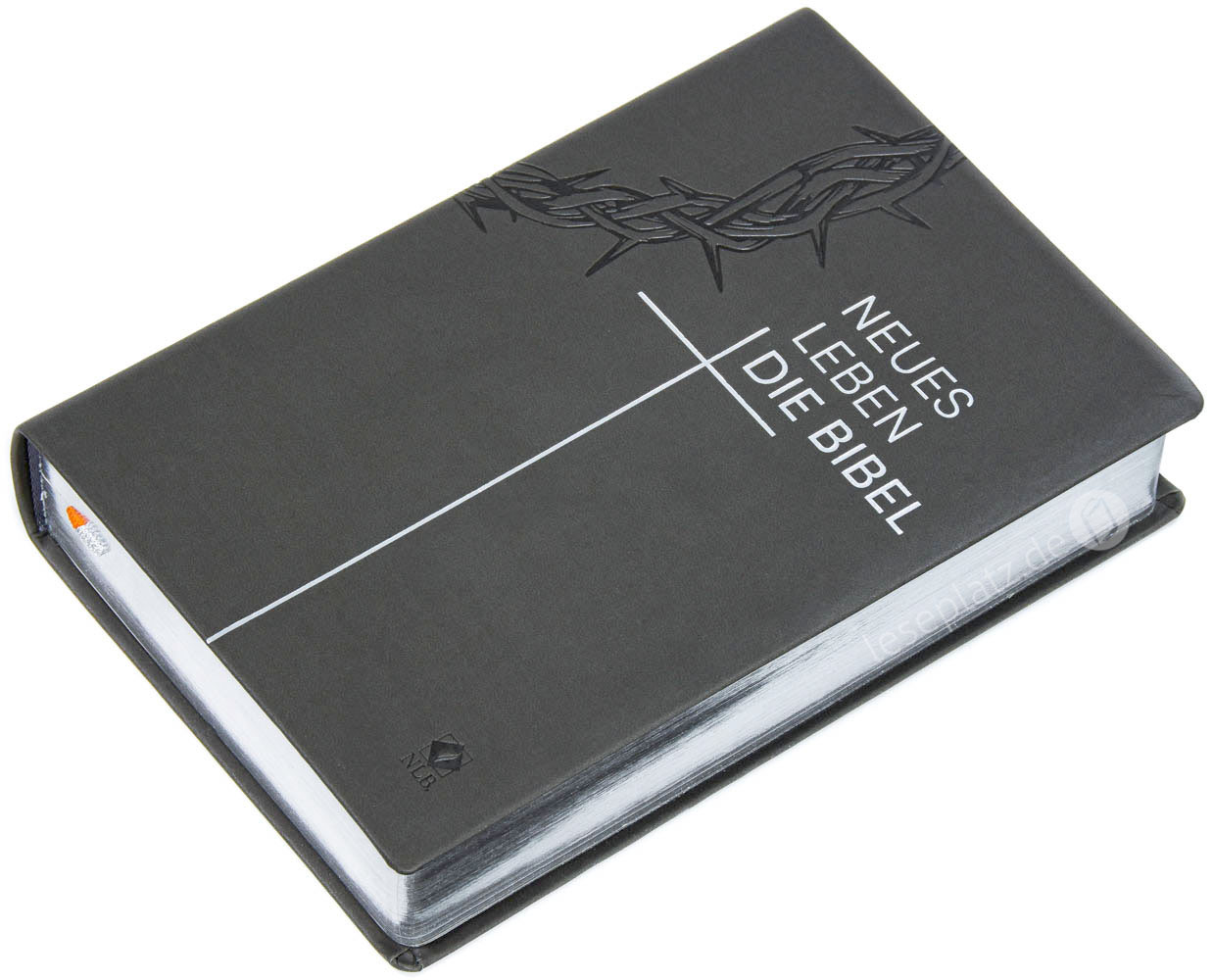 Neues Leben. Die Bibel - Standardausgabe - Kunstleder grau/ Silberschnitt