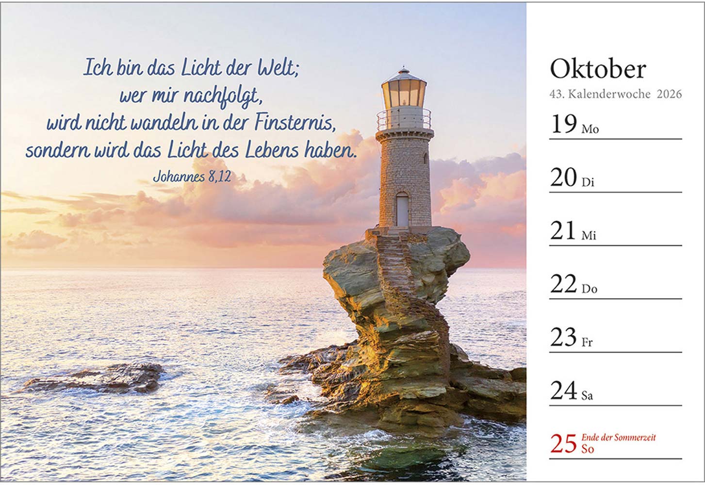 In deine Hand stell ich den Tag 2026
