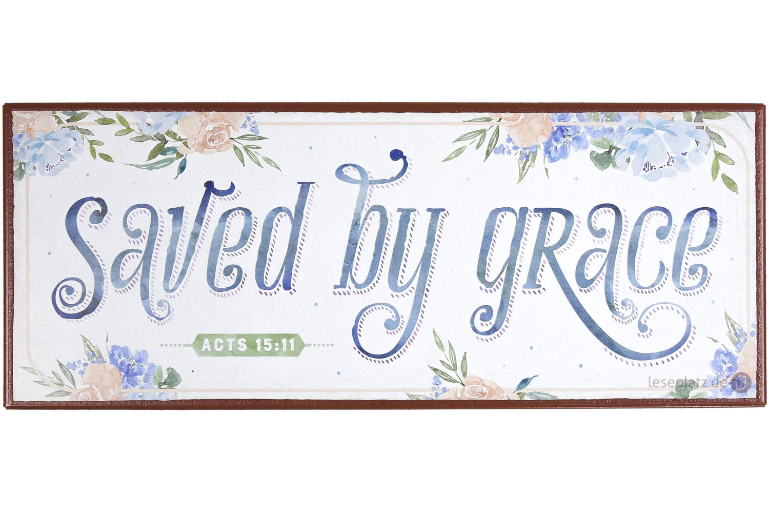 898408900 Metallschild "By grace"