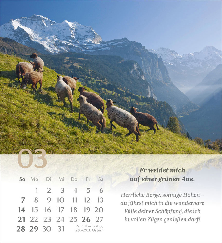 Psalm 23 - Tischkalender 2027