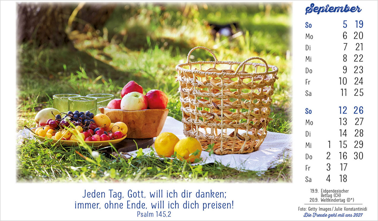 Die Freude geht mit uns 2027