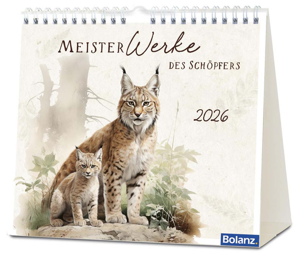 MeisterWerke des Schöpfers  2026 - Tischkalender