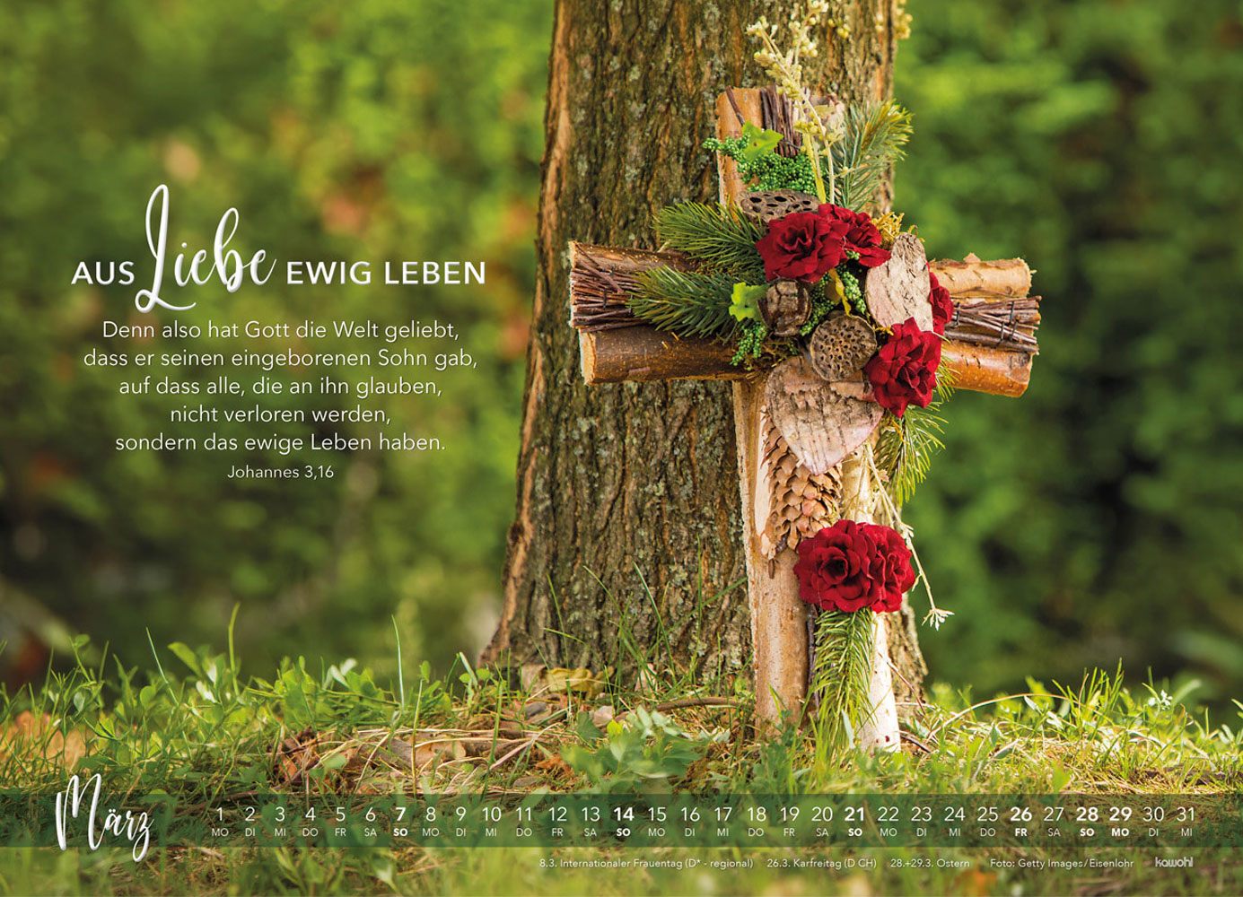 Die Liebe bleibt 2027 - Wandkalender
