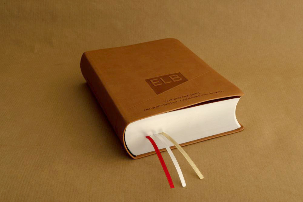 Elberfelder Bibel 2006 Studienausgabe - Kunstleder braun