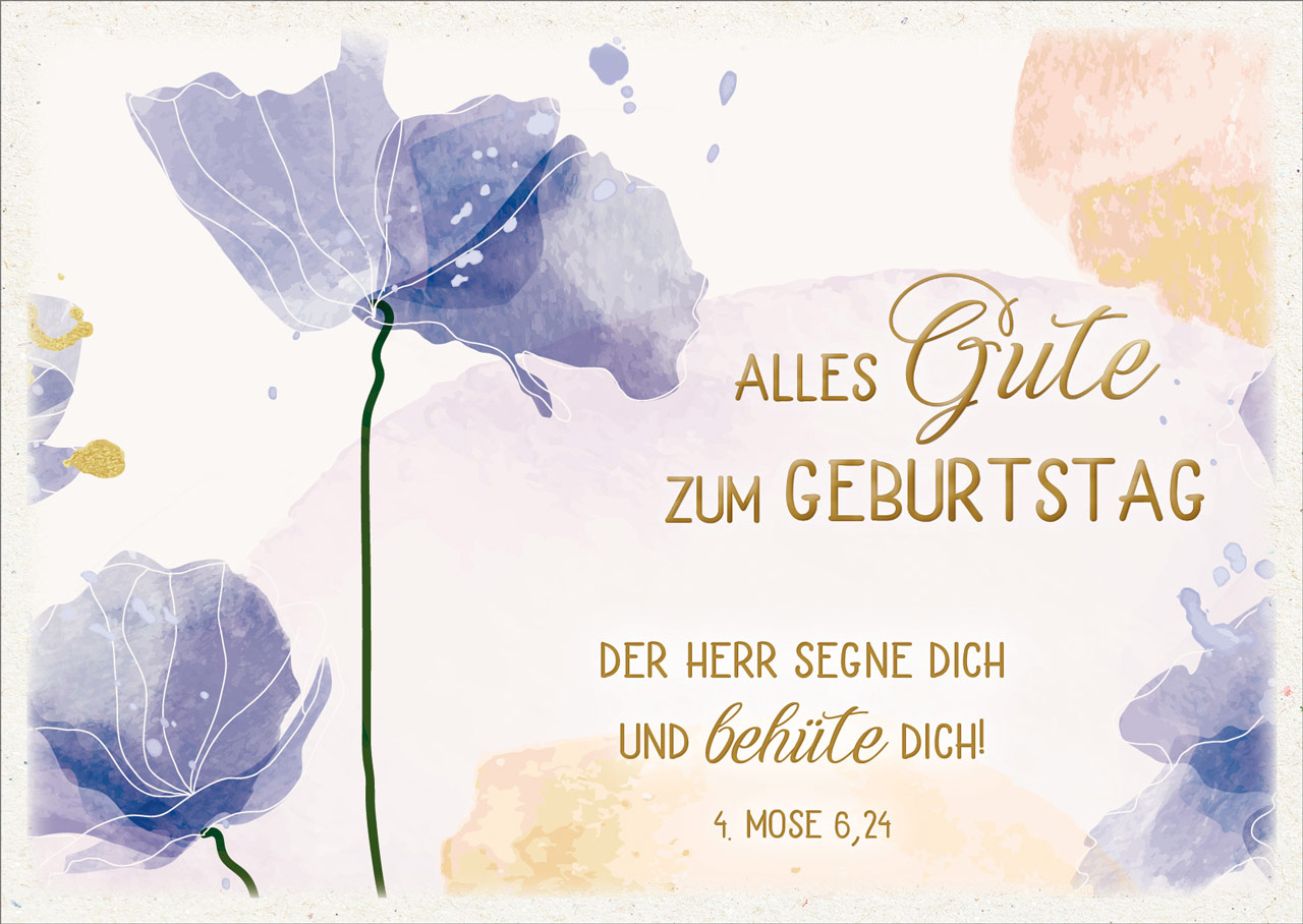 Postkarte "Alles Gute"