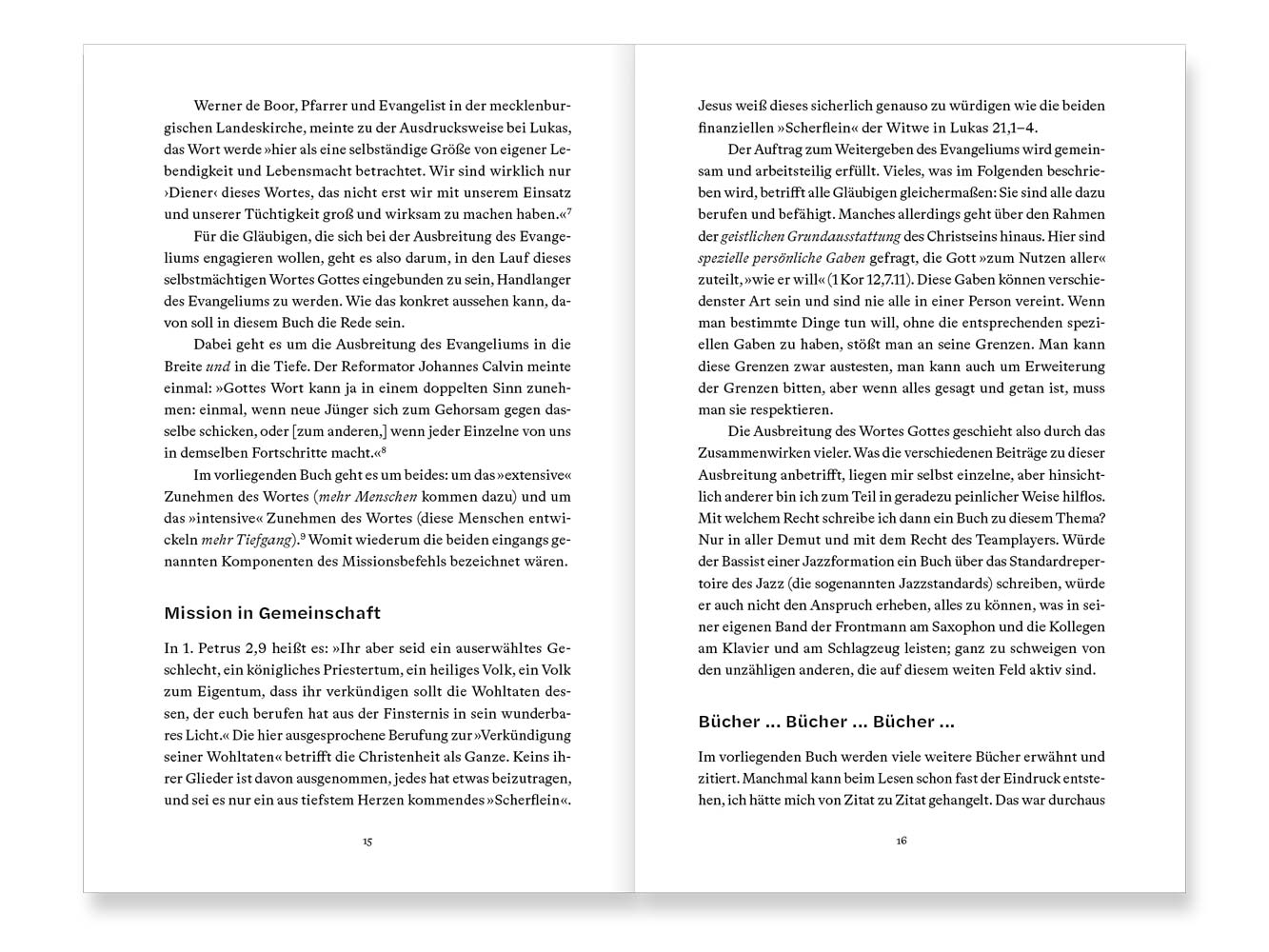 Menschenfischen & Schafeweiden