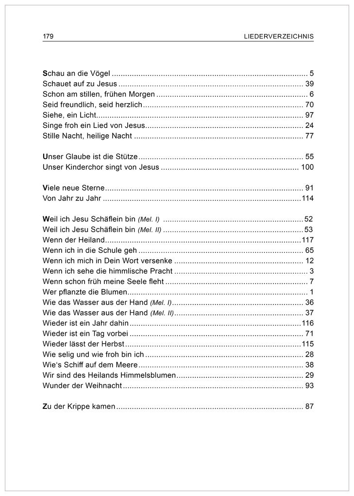 503249-Liedverzeichnis-4 Wir singen von Jesus - Liederbuch
