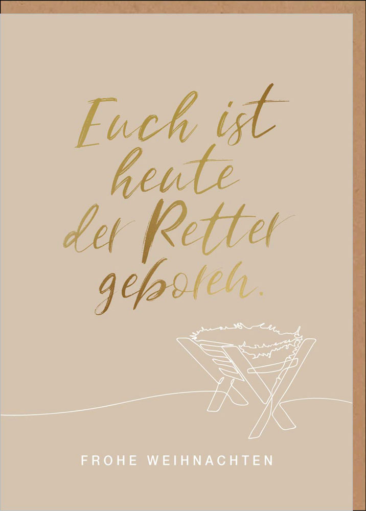 Faltkarte "Frohe Weihnachten"